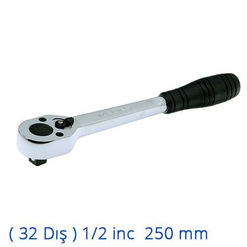 İzeltaş Cırcır Kolu ( 32 Dış ) 1/2'' 250 Mm