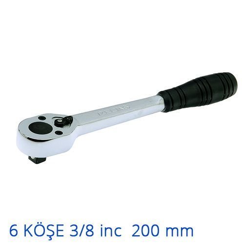İzeltaş Cırcır Kolu 6 Köşe 3/8'' 200 Mm