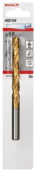 Bosch - HSS-TiN Metal Matkap Ucu 10*133 mm 2608596751