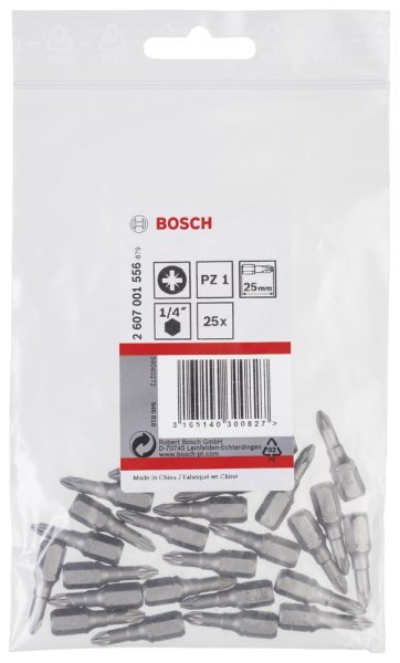 Bosch - Extra Hard Serisi Vidalama Ucu PZ 1*25 mm 25'li 2607001556