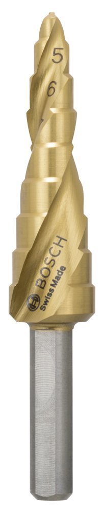 Bosch - HSS-TiN 9 Kademeli Matkap Ucu 4-12 mm 2608597525