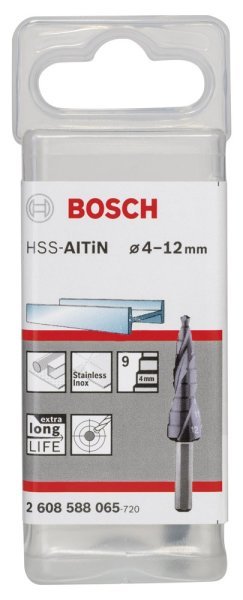 Bosch - HSS-AlTiN 9 Kademeli Matkap Ucu 4-12 mm 2608588065