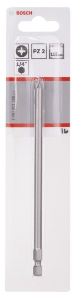 Bosch - Extra Hard Serisi Vidalama Ucu PZ 2*152 mm 1'li 2607001588