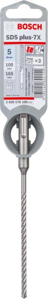 Bosch - SDS-Plus-7X Serisi Kırıcı Delici Matkap Ucu 5*165 mm 2608576105
