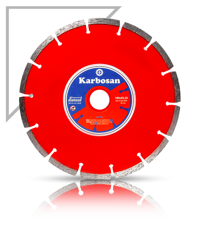 KARBOSAN/115x0.8x22.23İNCE SEGMAENTLİ ELMAS KESİCİ