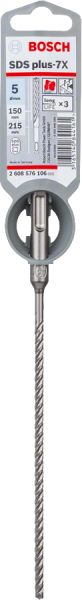 Bosch - SDS-Plus-7X Serisi Kırıcı Delici Matkap Ucu 5*215 mm 2608576106