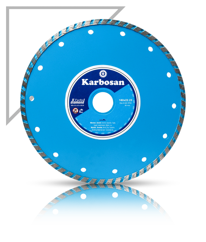 KARBOSAN/230x2.4x22.23İNCE SEGMAENTLİ ELMAS KESİCİ