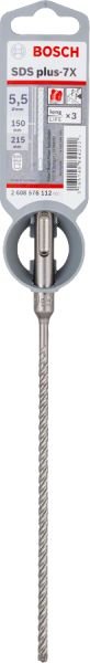Bosch - SDS-Plus-7X Serisi Kırıcı Delici Matkap Ucu 5,5*215 mm 2608576112