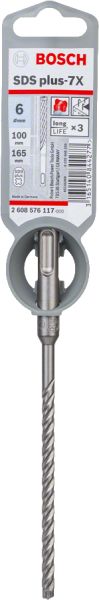 Bosch - SDS-Plus-7X Serisi Kırıcı Delici Matkap Ucu 6*165 mm 2608576117