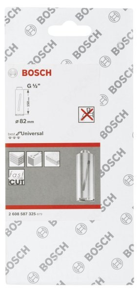 Bosch - Best Serisi G 1 2'' Girişli Kuru Karot Ucu 82*150 mm 2608587325