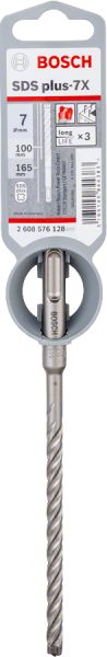 Bosch - SDS-Plus-7X Serisi Kırıcı Delici Matkap Ucu 7*165  mm 2608576128