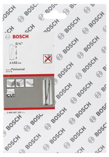 Bosch - Best Serisi G 1 2'' Girişli Kuru Karot Ucu 142*150 mm 2608587332