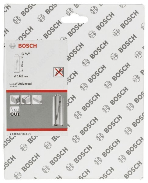 Bosch - Best Serisi G 1 2'' Girişli Kuru Karot Ucu 162*150 mm 2608587334