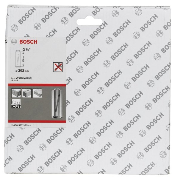 Bosch - Best Serisi G 1 2'' Girişli Kuru Karot Ucu 202*150 mm 2608587335
