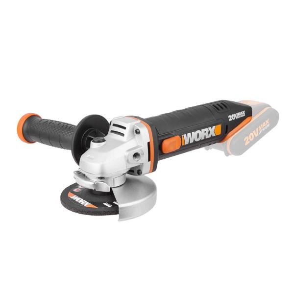 WORX WX800.9 20Volt 115mm Profesyonel Avuç Taşlama (Akü Dahil Değildir)