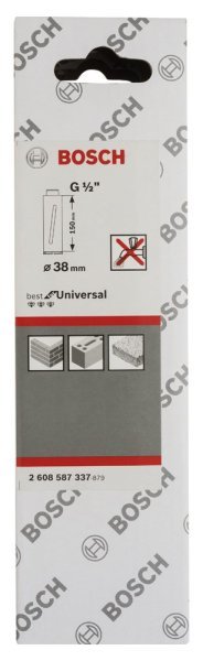 Bosch - Standard Seri G 1 2'' Girişli Kuru Karot Ucu 38*150 mm 2608587337