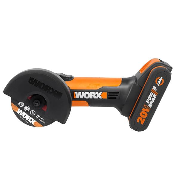 WORX WX801 20Volt 2.0Ah. Li-ion Profesyonel Şarjlı Mini Multi Taşlama