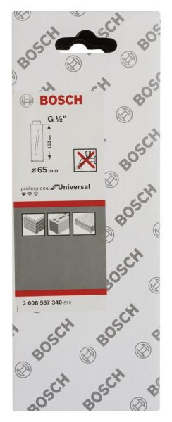 Bosch - Standard Seri G 1 2'' Girişli Kuru Karot Ucu 65*150 mm 2608587340