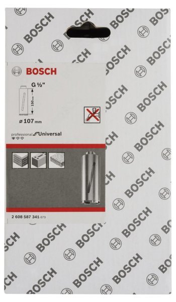 Bosch - Standard Seri G 1 2'' Girişli Kuru Karot Ucu 107*150 mm 2608587341