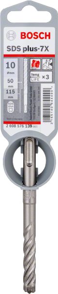 Bosch - SDS-Plus-7X Serisi Kırıcı Delici Matkap Ucu 10*115  mm 2608576139