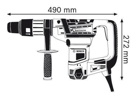 Bosch GBH 5-40 D Kırıcı/Delici 0611269020