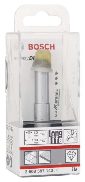 Bosch - Best Serisi, Matkap İçin Seramik Kuru Elmas Delici 12*33 mm 2608587143