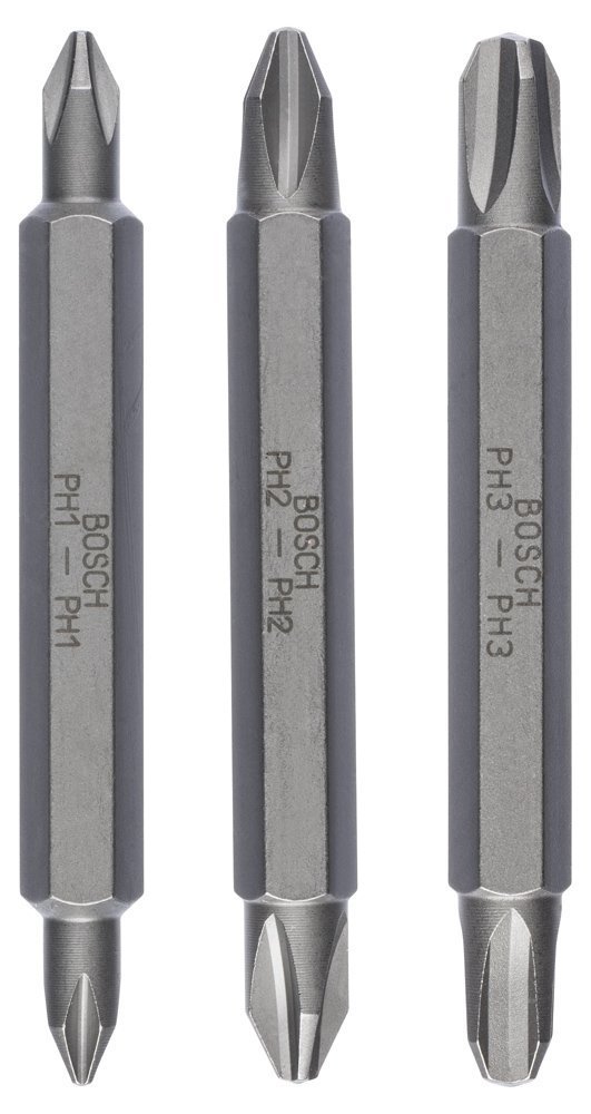 Bosch - Çift Taraflı Vidalama ucu PH1 2 3*60 mm 3'lü 2607001748