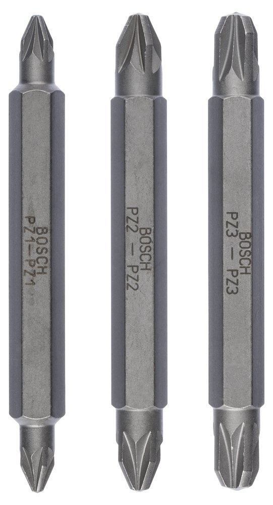 Bosch - Çift Taraflı Vidalama ucu PZ1 2 3*60 mm 3'lü 2607001749