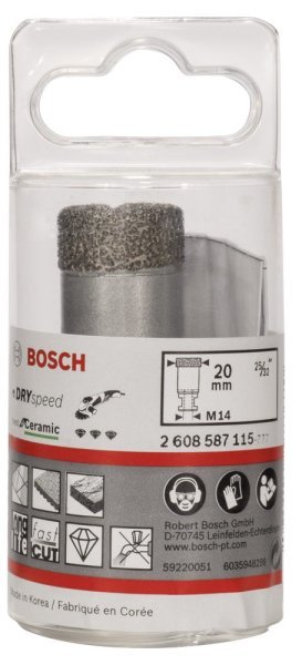 Bosch - Best Serisi, Taşlama İçin Seramik Kuru Elmas Delici 20*35 mm 2608587115
