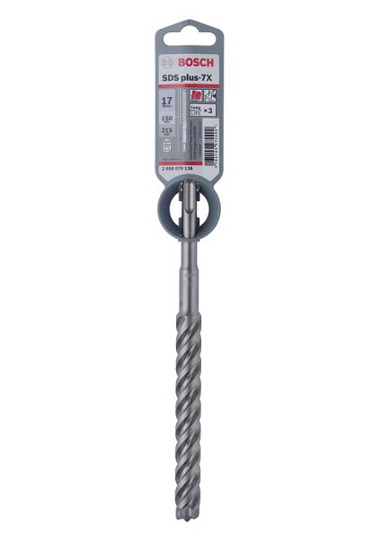 Bosch - SDS-Plus-7X Serisi Kırıcı Delici Matkap Ucu 17*215 mm 2608579136