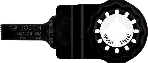 Bosch - Starlock - AIZ 10 AB - BIM Ahşap ve Metal İçin Daldırmalı Testere Bıçağı 1'li 2608661641