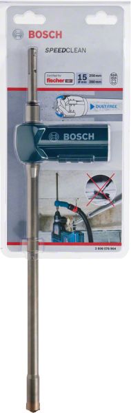 Bosch - SDS-Plus-9 Speed Clean Serisi Toz Atma Kanallı Kırıcı Delici Matkap Ucu 15*380 mm 2608578964