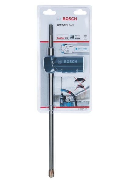 Bosch - SDS-Plus-9 Speed Clean Serisi Toz Atma Kanallı Kırıcı Delici Matkap Ucu 18*450 mm 2608576287