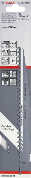 Bosch - Speed for Serisi Ahşap için Panter Testere Bıçağı S 1142 KHM 1'li 2608653274