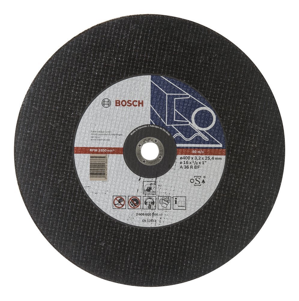 Bosch - 400*25,40*3,2 mm Expert Serisi Düz Metal Kesme Diski (Taş) 2608600544