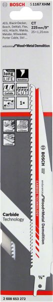 Bosch - Endurance for Serisi Ahşap ve Metal için Panter Testere Bıçağı S 1167 XHM 1'li 2608653272