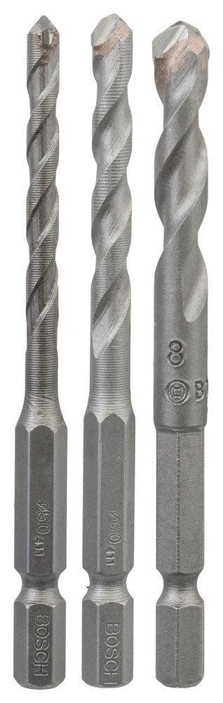 Bosch - Altıgen Şaftlı, HEX-9 Serisi Seramik için Matkap Ucu 3'lü Set 5-6-8 mm 2608589527