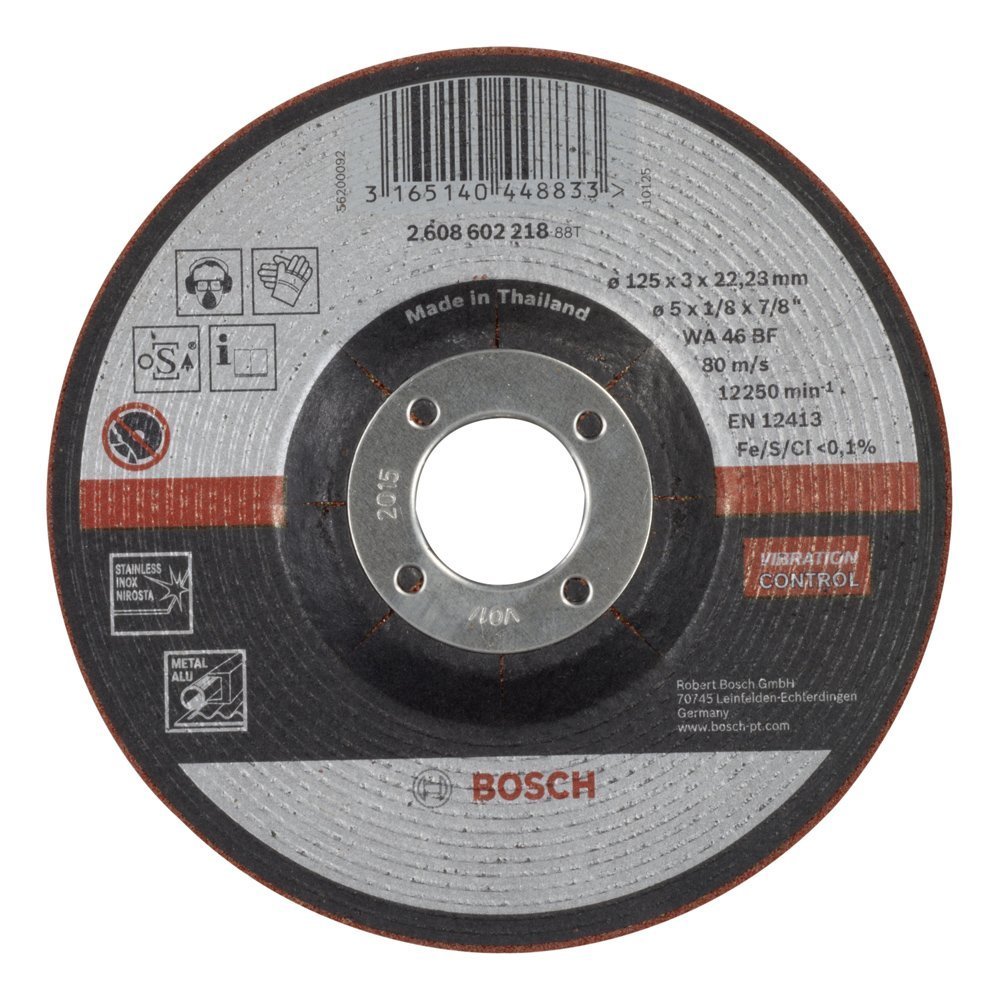 Bosch - 125*3,0 mm Yarı Esnek Inox (Paslanmaz Çelik) Taşlama Diski 2608602218