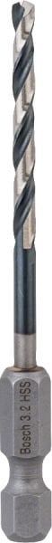 Bosch - Altıgen Şaftlı - Impact Control - HSS Metal Matkap Ucu 3,2*75mm 2608577049