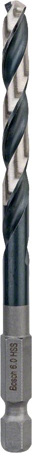 Bosch - Altıgen Şaftlı - Impact Control - HSS Metal Matkap Ucu 6,0*98mm 2608577058