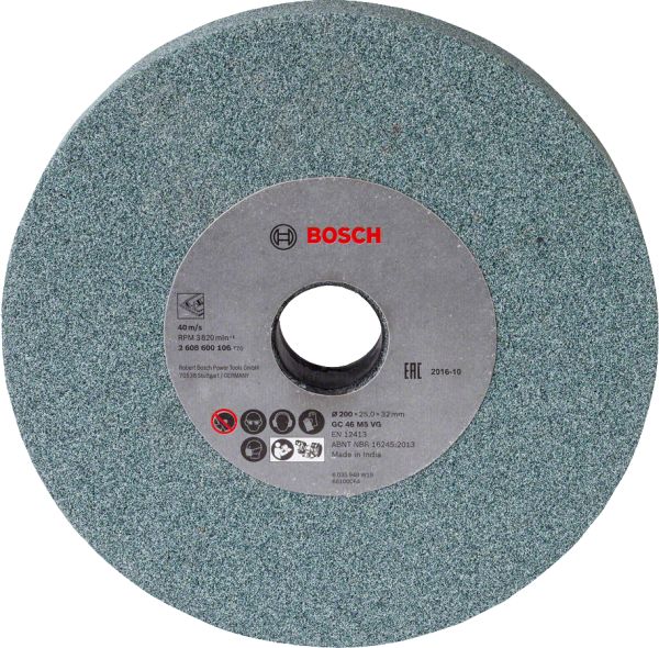 Bosch - 200*25*32 mm GSM 200 D SiC İçin 46 Kum Taşlama Taşı 2608600106