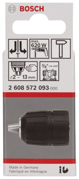 Bosch - 1,5-13 mm - 3 8''-24 Anahtarsız Mandren 2608572093
