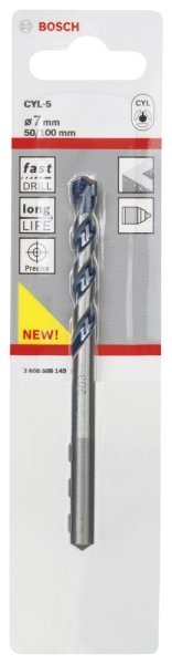Bosch - cyl-5 Serisi, Blue Granite Turbo Beton Matkap Ucu, 7*100 mm 2608588149