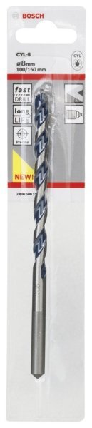 Bosch - cyl-5 Serisi, Blue Granite Turbo Beton Matkap Ucu, 8*150 mm 2608588152