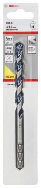Bosch - cyl-5 Serisi, Blue Granite Turbo Beton Matkap Ucu, 12*150 mm 2608588157