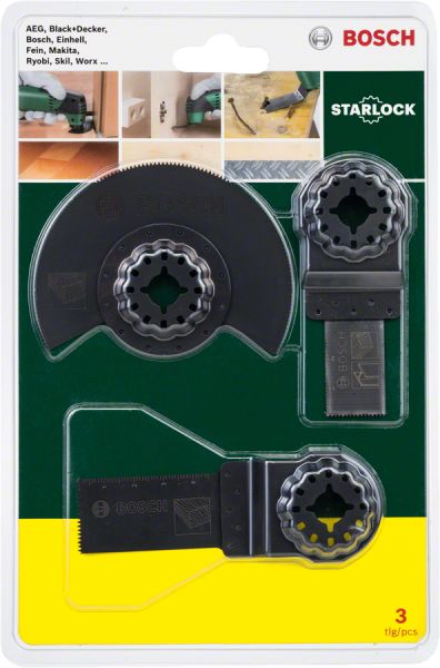 Bosch - Starlock - Promo Ahşap Başlangıç Seti 3 Parça 2607017323