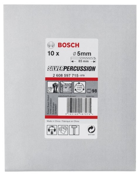 Bosch - cyl-3 Serisi, Beton Matkap Ucu 5*85 mm 10'lu Paket 2608597715