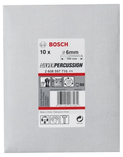 Bosch - cyl-3 Serisi, Beton Matkap Ucu 6*100 mm 10'lu Paket 2608597716