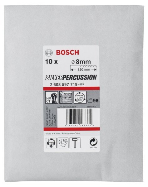 Bosch - cyl-3 Serisi, Beton Matkap Ucu 8*120 mm 10'lu Paket 2608597719