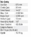 OPT-P 560-12L 1 1/2'' Somun Sökme Tabancası